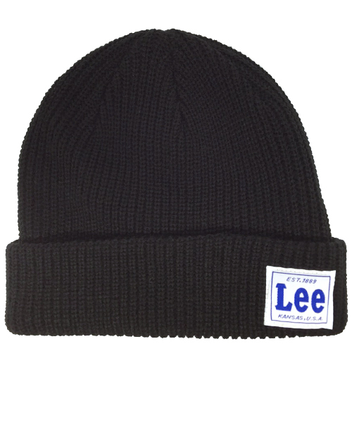 Lee（リー）の「[LEE]WATCH KNIT CAP / [リー]ワッチ ニット キャップ（ニットキャップ/ビーニー・レディース・グレー/ブラック/マスタード/ワイン/ネイビー・FREE）」の2枚目の写真