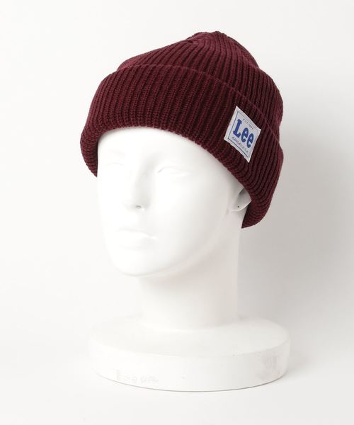Lee（リー）の「[LEE]WATCH KNIT CAP / [リー]ワッチ ニット キャップ（ニットキャップ/ビーニー・レディース・グレー/ブラック/マスタード/ワイン/ネイビー・FREE）」の8枚目の写真