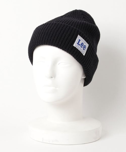Lee（リー）の「[LEE]WATCH KNIT CAP / [リー]ワッチ ニット キャップ（ニットキャップ/ビーニー・レディース・グレー/ブラック/マスタード/ワイン/ネイビー・FREE）」の7枚目の写真
