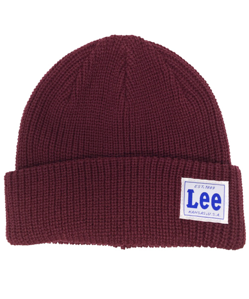 Lee（リー）の「[LEE]WATCH KNIT CAP / [リー]ワッチ ニット キャップ（ニットキャップ/ビーニー・レディース・グレー/ブラック/マスタード/ワイン/ネイビー・FREE）」の9枚目の写真
