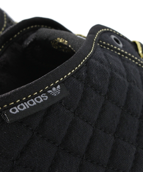 adidas Originals（アディダスオリジナルス）の「アディダス オリジナルス ハニー デザート キルティング ゴールド adidas Originals HONEY DESERT QLT（スニーカー・レディース・ブラック・23cm/23.5cm/24cm/24.5cm）」の8枚目の写真