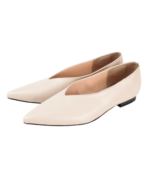 titivate（ティティベイト）の「Vｶｯﾄﾊﾟﾝﾌﾟｽ（パンプス・レディース・ホワイト/ブラック/シルバー/ライトベージュ/パイソン・LL/S/M/L）」の3枚目の写真