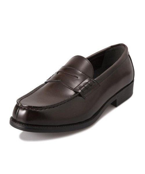 Hawkins（ホーキンス）の「HAWKINS ホーキンス SYN LOAFER HB60020　DK.BROWN（ローファー・レディース・ブラウン・24.5cm/25.5cm/26.5cm/27.5cm/25.0cm/26.0cm/27.0cm/28.0cm/24.0cm/29.0cm）」の2枚目の写真