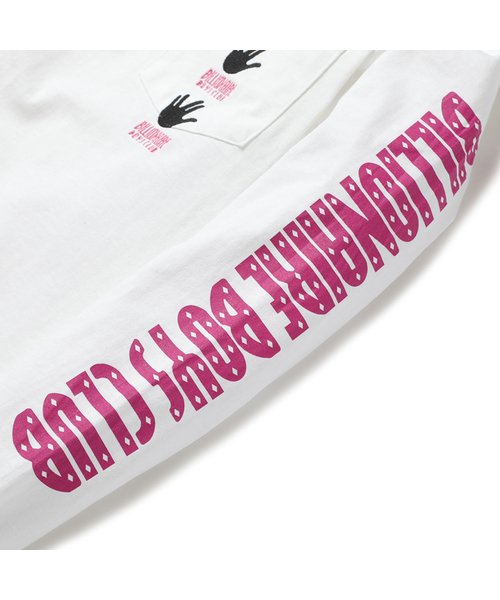 BILLIONAIRE BOYS CLUB HAND SIGN L/S POCKET T-SHIRT 19SPRING BILLIONAIRE BOYS CLUB HAND SIGN L/S POCKET T-SHIRT 19SPRING