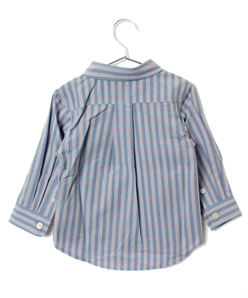 B:MING by BEAMS（ビーミングバイビームス）の「○ビーミング by ビームス / チェックシャツ（シャツ/ブラウス・キッズ・ネイビー/ピンク・100/90/80/120/110/130）」の5枚目の写真