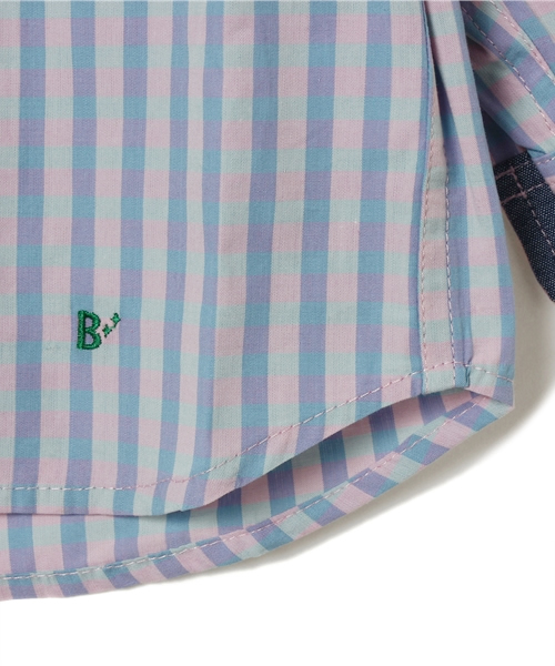 B:MING by BEAMS（ビーミングバイビームス）の「○ビーミング by ビームス / チェックシャツ（シャツ/ブラウス・キッズ・ネイビー/ピンク・100/90/80/120/110/130）」の9枚目の写真