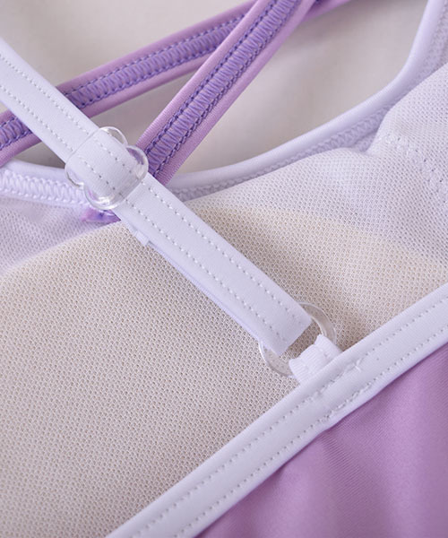 ZIDDY（ジディ）の「ZIDDY/ロゴタンクトップスイムウェア4点セット 水着（スイムグッズ・キッズ・ホワイト/ブラック・150/160/140）」の14枚目の写真