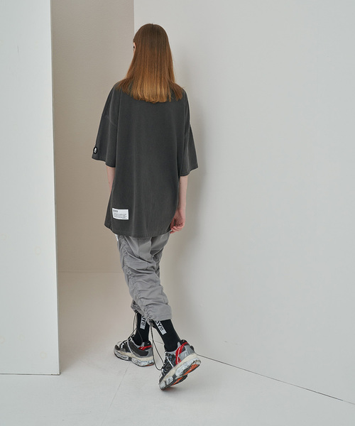 OY(オーワイ)の「ピグメント加工半袖Tシャツ/カットソー(Tシャツ/カットソー・メンズ・グレー/パープル/ピンク・FREE)」の10枚目の写真