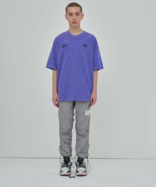 OY(オーワイ)の「ピグメント加工半袖Tシャツ/カットソー(Tシャツ/カットソー・メンズ・グレー/パープル/ピンク・FREE)」の14枚目の写真