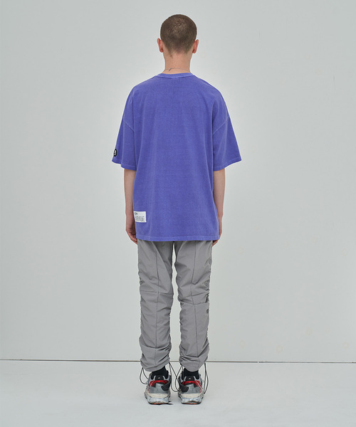 OY(オーワイ)の「ピグメント加工半袖Tシャツ/カットソー(Tシャツ/カットソー・メンズ・グレー/パープル/ピンク・FREE)」の5枚目の写真