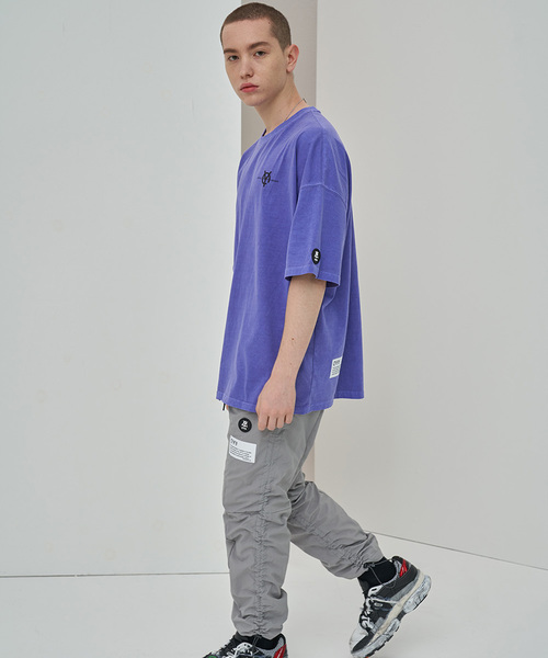 OY(オーワイ)の「ピグメント加工半袖Tシャツ/カットソー(Tシャツ/カットソー・メンズ・グレー/パープル/ピンク・FREE)」の17枚目の写真