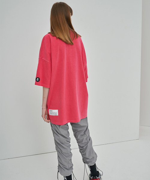 OY(オーワイ)の「ピグメント加工半袖Tシャツ/カットソー(Tシャツ/カットソー・メンズ・グレー/パープル/ピンク・FREE)」の15枚目の写真