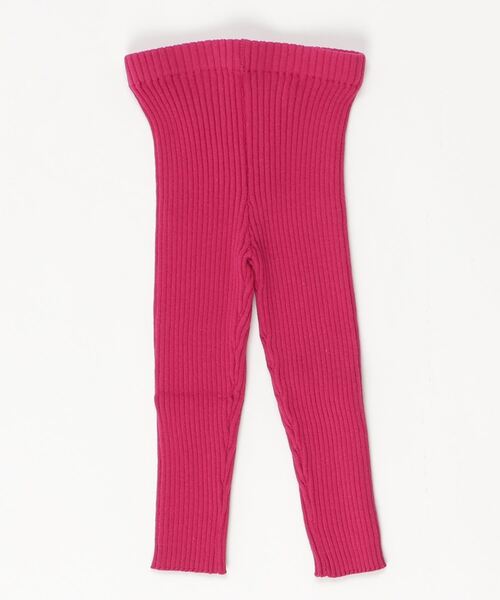 nino（ニノ）の「[80-120]リブレギンス シーズンCOLOR（レギンス/スパッツ・キッズ・パープル/ピンク/マスタード/レッド/ベージュ/ベビーピンク/ネイビー/ローズ/ラベンダー/ピンク系1/ライラック・80ｃｍ/90cm/100cm/110cm/120cm）」の7枚目の写真