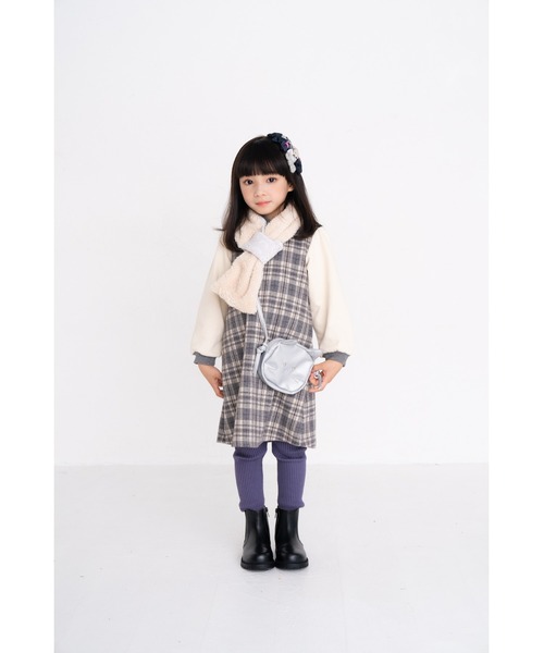 nino（ニノ）の「[80-120]リブレギンス シーズンCOLOR（レギンス/スパッツ・キッズ・パープル/ピンク/マスタード/レッド/ベージュ/ベビーピンク/ネイビー/ローズ/ラベンダー/ピンク系1/ライラック・80ｃｍ/90cm/100cm/110cm/120cm）」の15枚目の写真