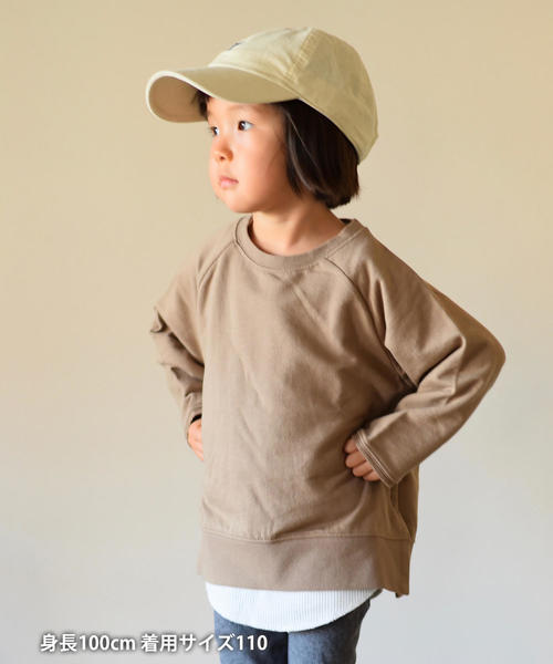 coen（コーエン）の「【先行販売・coen キッズ / ジュニア】ミニ裏毛×ワッフルタンクトップ2セット（Tシャツ/カットソー・キッズ・ベージュ/ブラック・150/120/100/110/130/140）」の14枚目の写真