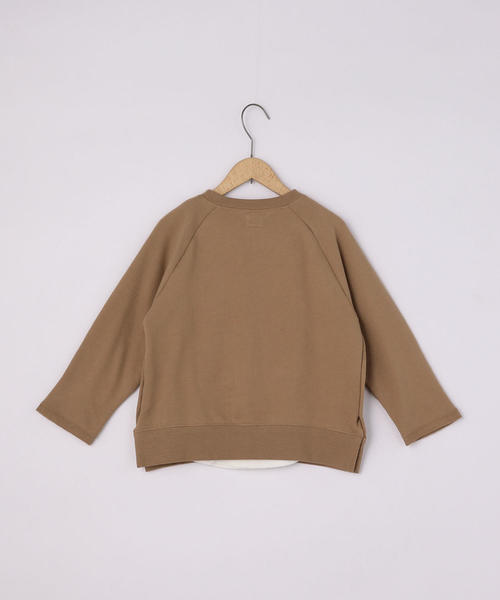 coen（コーエン）の「【先行販売・coen キッズ / ジュニア】ミニ裏毛×ワッフルタンクトップ2セット（Tシャツ/カットソー・キッズ・ベージュ/ブラック・150/120/100/110/130/140）」の7枚目の写真