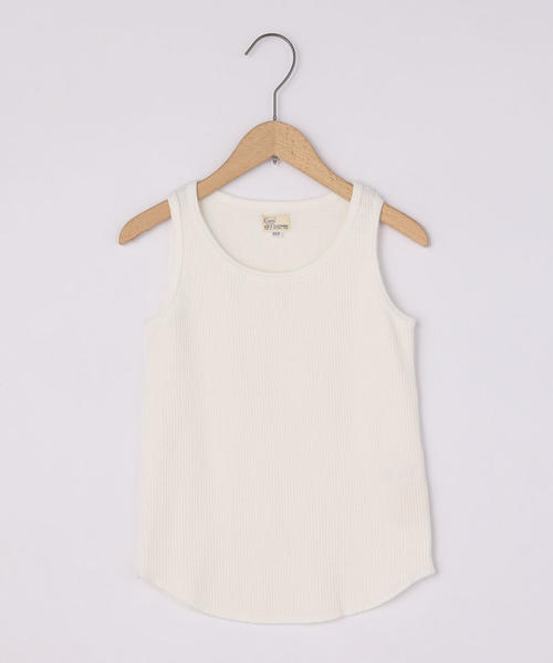 coen（コーエン）の「【先行販売・coen キッズ / ジュニア】ミニ裏毛×ワッフルタンクトップ2セット（Tシャツ/カットソー・キッズ・ベージュ/ブラック・150/120/100/110/130/140）」の18枚目の写真