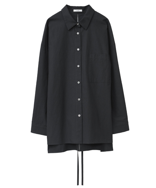 CLANE（クラネ）の「BACK SLIT SHIRT（シャツ/ブラウス・レディース・ホワイト/ブラック/モスグリーン・1/2）」の16枚目の写真