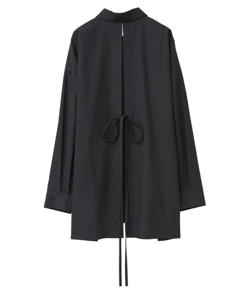 CLANE（クラネ）の「BACK SLIT SHIRT（シャツ/ブラウス・レディース・ホワイト/ブラック/モスグリーン・1/2）」の17枚目の写真