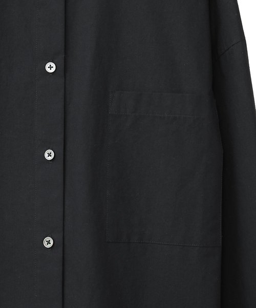 CLANE（クラネ）の「BACK SLIT SHIRT（シャツ/ブラウス・レディース・ホワイト/ブラック/モスグリーン・1/2）」の18枚目の写真