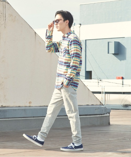 DEAR LAUREL(ディアローレル)の「DEAR LAUREL/ディアローレル D19F2601 ネルシャツ(シャツ/ブラウス・メンズ・ブルー/グリーン/ピンク/イエロー・M/L/XL)」の9枚目の写真