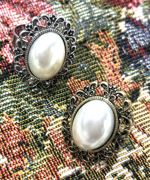 apres jour（アプレジュール）の「【apres jour×ARIAZ】ヴィンテージパールリング（リング・レディース・ゴールド/シルバー・FREE）」の5枚目の写真