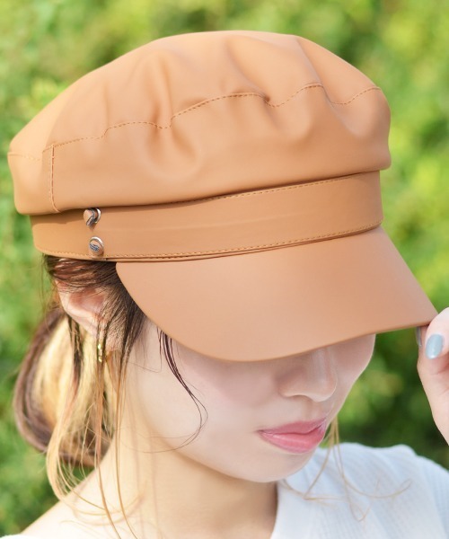 セール F D フェイクレザーマリンキャップ キャップ Fun Daily ファンアンドデイリー のファッション通販 Zozotown