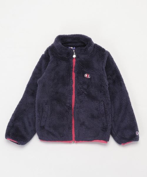 Champion（チャンピオン）の「チャンピオン Champion フリースジャケット（その他アウター・キッズ・ラベンダー/ネイビー・140cm/130cm/150cm/160cm）」の2枚目の写真