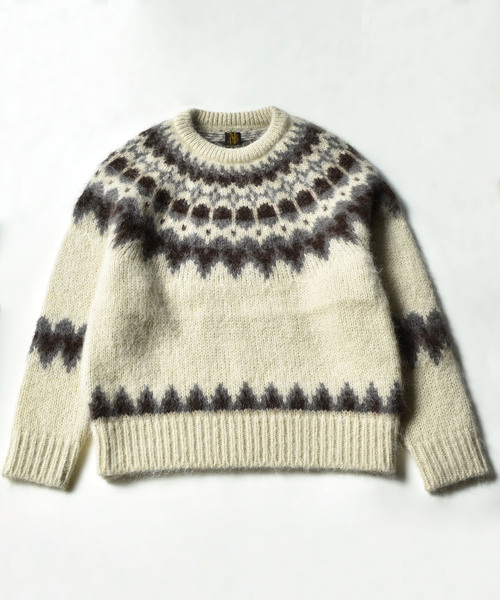 BATONER（バトナー）の「【BATONER】ノルディックモヘアクルーネック 
