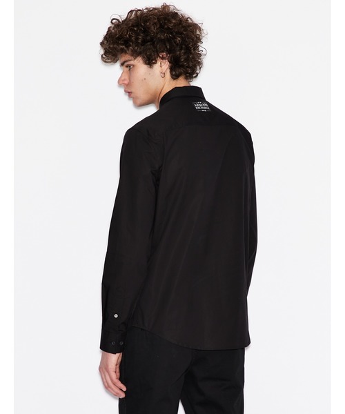 ARMANI EXCHANGE(アルマーニエクスチェンジ)の「【A|Xアルマーニ エクスチェンジ】ビッグAXロゴ長袖シャツ/REGULAR(シャツ/ブラウス・メンズ・ホワイト/ブラック・X-SMALL/LARGE/X-LARGE/MEDIUM/SMALL)」の6枚目の写真