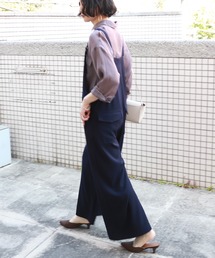 とろみベイカーワイドサロペット