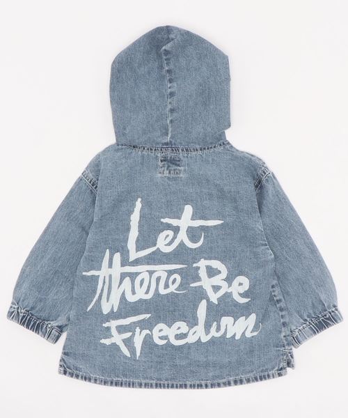 RADCHAP（ラッドチャップ）の「デニムパーカーシャツブルゾン（シャツ/ブラウス・キッズ・ネイビー/ブルー・120cm/150cm/140cm/130cm/110cm/90cm/100cm）」の5枚目の写真