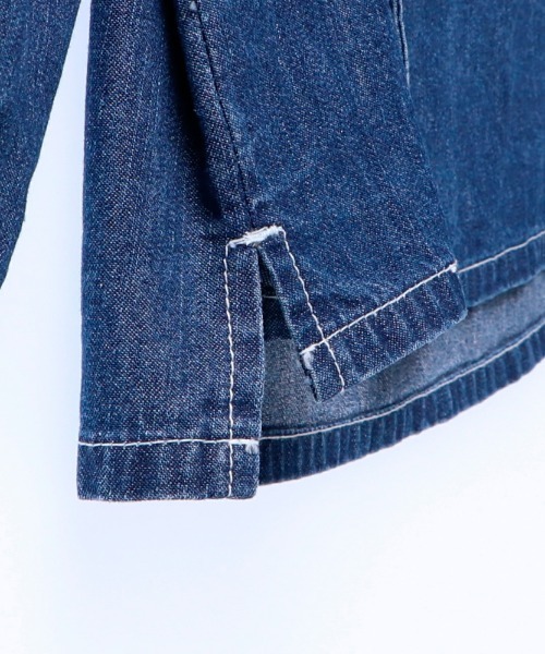 RADCHAP（ラッドチャップ）の「デニムパーカーシャツブルゾン（シャツ/ブラウス・キッズ・ネイビー/ブルー・120cm/150cm/140cm/130cm/110cm/90cm/100cm）」の16枚目の写真
