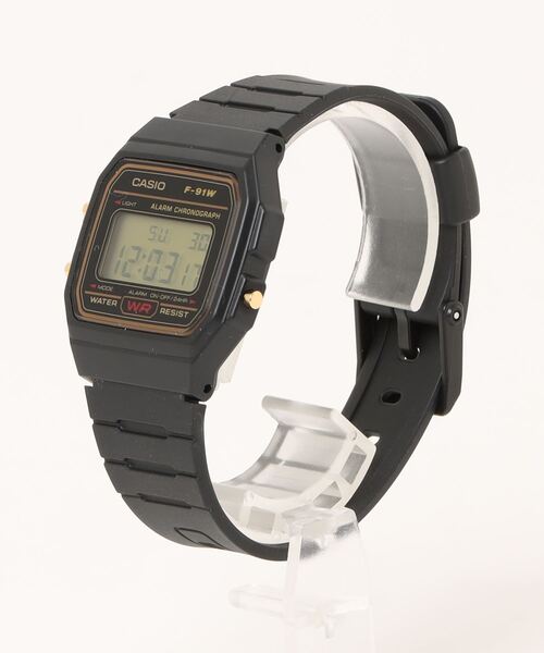 CASIO(カシオ)の「【CASIO】F91W(デジタル腕時計・メンズ・ブラック/ブラック系その他/シルバー/ゴールド/カーキ/ブルー/グレー/ブラック系3・FREE)」の4枚目の写真