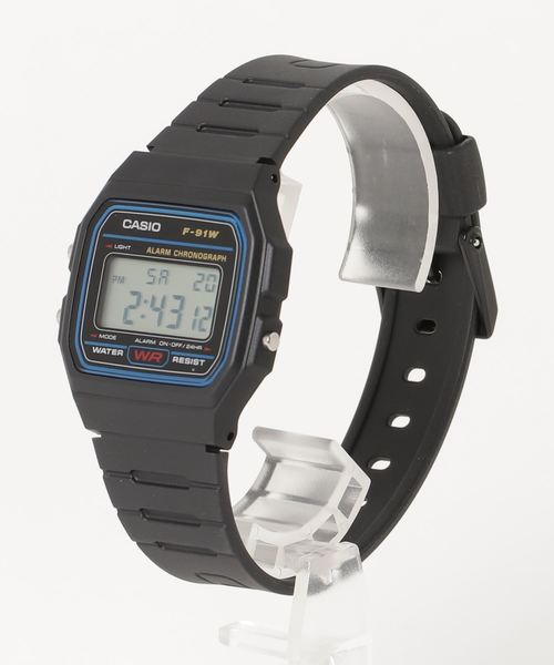 CASIO(カシオ)の「【CASIO】F91W(デジタル腕時計・メンズ・ブラック/ブラック系その他/シルバー/ゴールド/カーキ/ブルー/グレー/ブラック系3・FREE)」の10枚目の写真