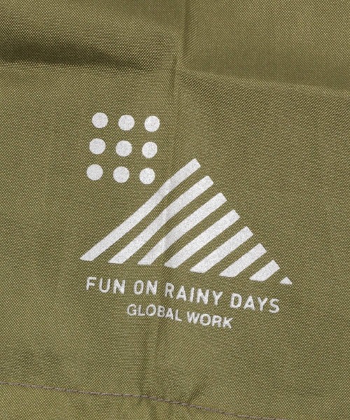 GLOBAL WORK（グローバルワーク）の「GWレインポンチョAD/861668（レインコート/ポンチョ・レディース・ライトベージュ/カーキ/パープル系その他5/グレー・FREE）」の10枚目の写真