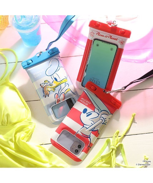 ディズニー 水に浮く 防水ケース キャラクター ピクサーキャラクターdivaid フローティング 防水ケース 5 8インチまで対応