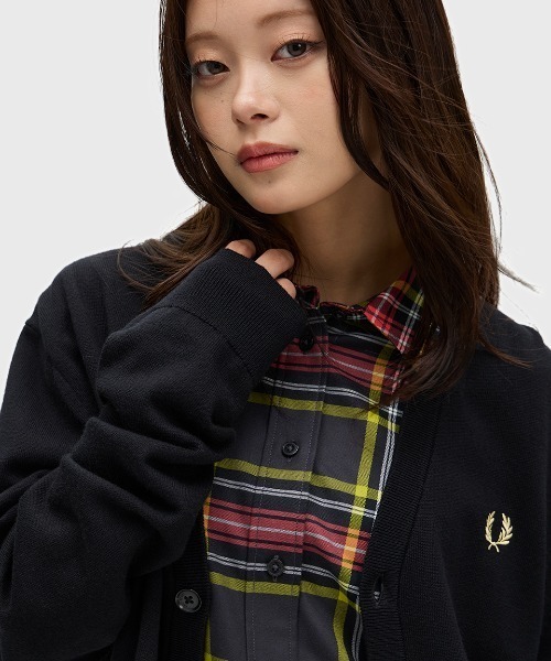 ［Fred Perry］クラシック カーディガン Classic Cardigan／クラシックカーディガン（カーディガン