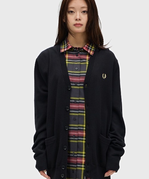 ［Fred Perry］クラシック カーディガン Classic Cardigan／クラシックカーディガン（カーディガン