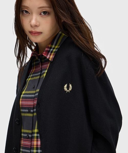 ［Fred Perry］クラシック カーディガン Classic Cardigan／クラシックカーディガン（カーディガン