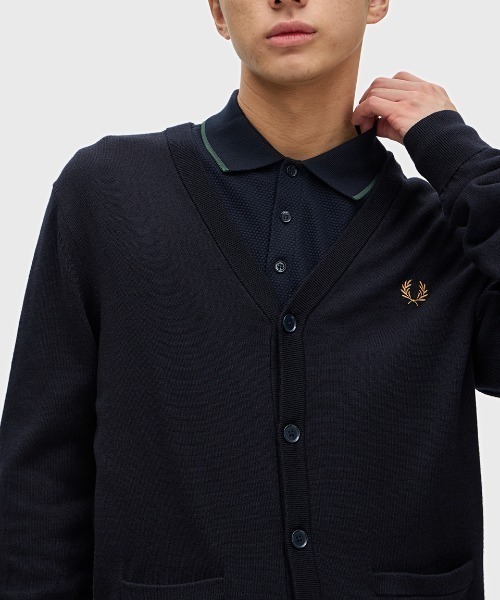 ［Fred Perry］クラシック カーディガン 楽天市場】フレッドペリー クラシック ジップ スルー