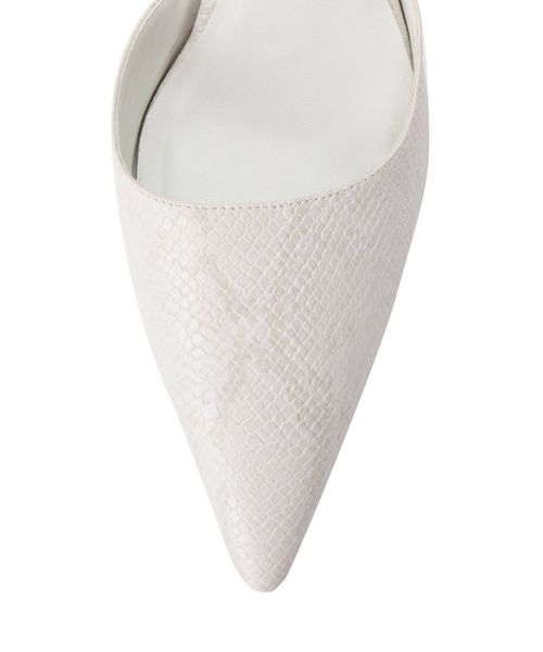GYDA（ジェイダ）の「パイソンポインテッドミュール（パンプス・レディース・オフホワイト/ブラック/その他1・MEDIUM/LARGE/SMALL）」の12枚目の写真