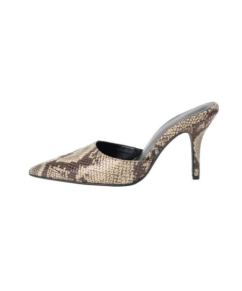 GYDA（ジェイダ）の「パイソンポインテッドミュール（パンプス・レディース・オフホワイト/ブラック/その他1・MEDIUM/LARGE/SMALL）」の14枚目の写真