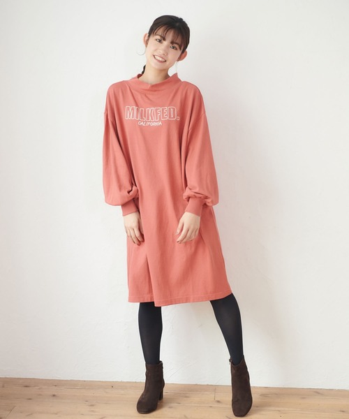 セール Mock ワンピース Neck Neck Dress ワンピース Milkfed ミルクフェド のファッション