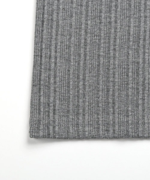 LUXSTYLE（ラグスタイル）の「VネックロングTシャツ（Tシャツ/カットソー・メンズ・ホワイト/ブラック/グレー・M/L/XL/S/XXL）」の16枚目の写真