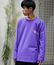 TOGA VIRILIS | TOGA VIRILIS エンブロイダリーロゴ L/S Tシャツ(Tシャツ/カットソー)