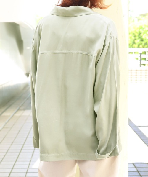 PairPair（ペアペア）の「チャイナシャツ（シャツ/ブラウス・レディース・オフホワイト/パープル/ブラウン系その他/ミント・FREE）」の12枚目の写真