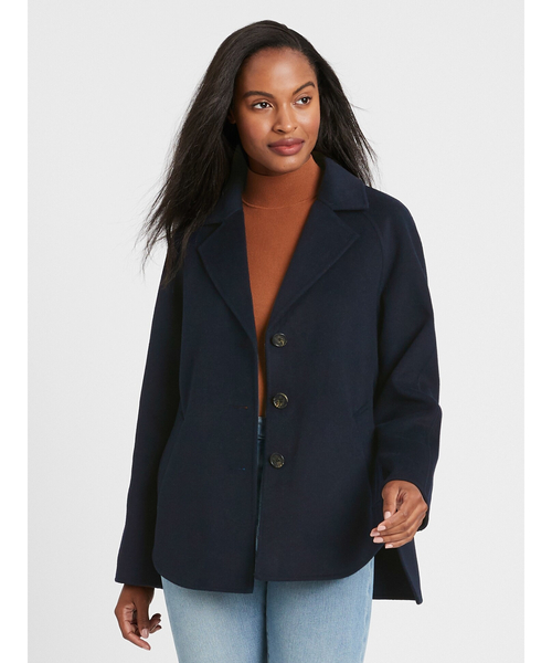 Banana Republic - Alps ロングサテン パファーコート Banana Republic（バナナリパブリック）の「Alps ロングサテン
