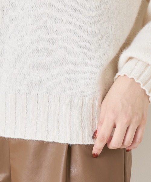 Chico（チコ）の「フォックスハイネックニット（ニット/セーター・レディース・ブラウン/アイボリー/グレイッシュベージュ・FREE）」の7枚目の写真