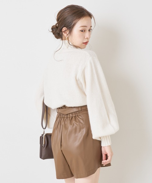 Chico（チコ）の「フォックスハイネックニット（ニット/セーター・レディース・ブラウン/アイボリー/グレイッシュベージュ・FREE）」の10枚目の写真